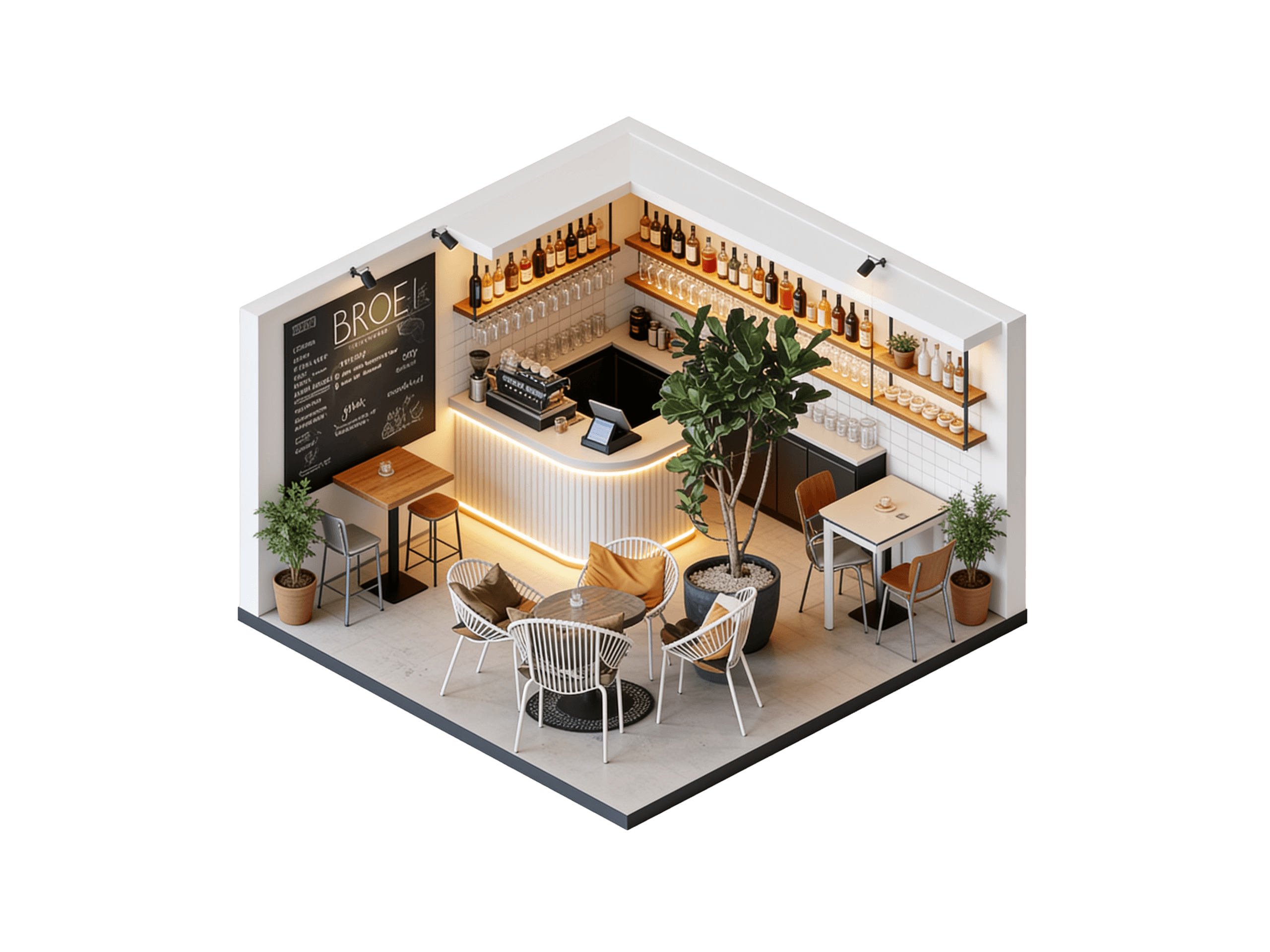 F&B restaurant interior